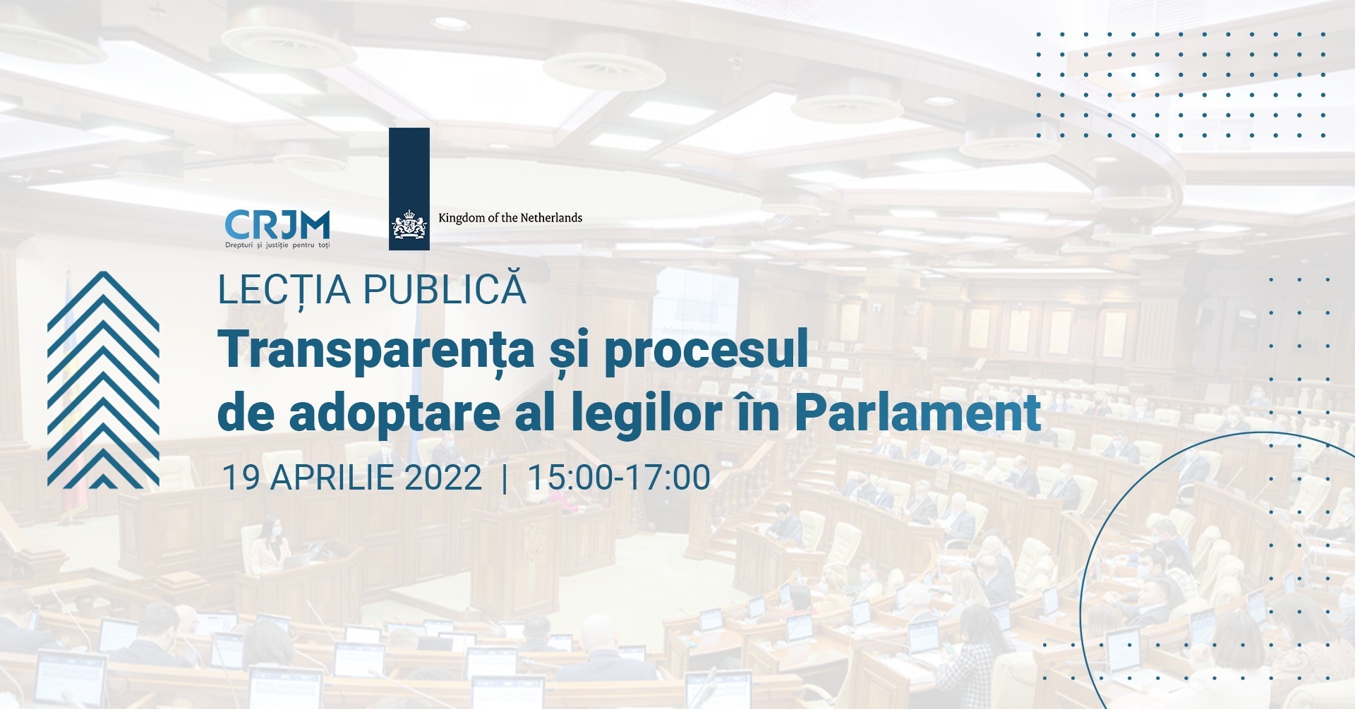 Lecția publică „Transparența și procesul de adoptare a legilor în Parlament”